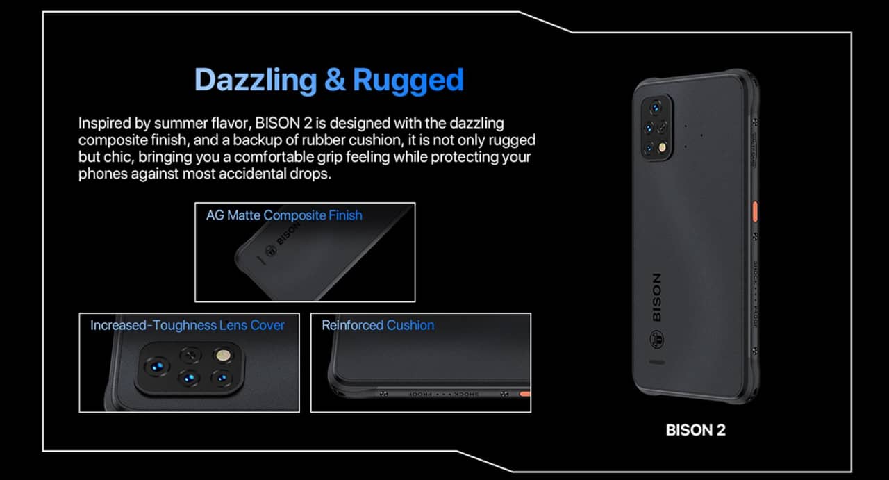 UMIDIGI BISON 2シリーズ発表！Android12、Helio P90搭載のタフネス