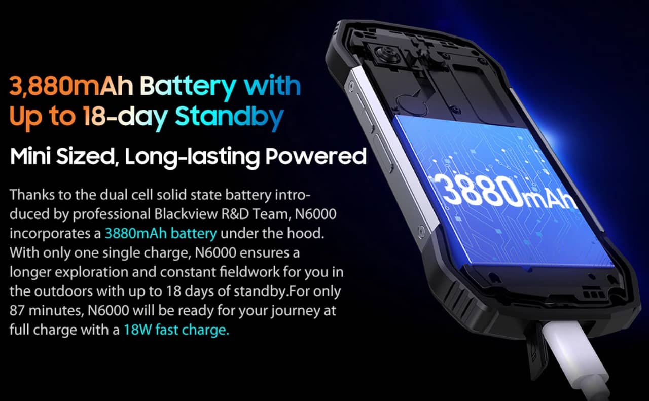 Blackview N6000のスペック・対応バンドまとめ！Helio G99搭載！4.3型