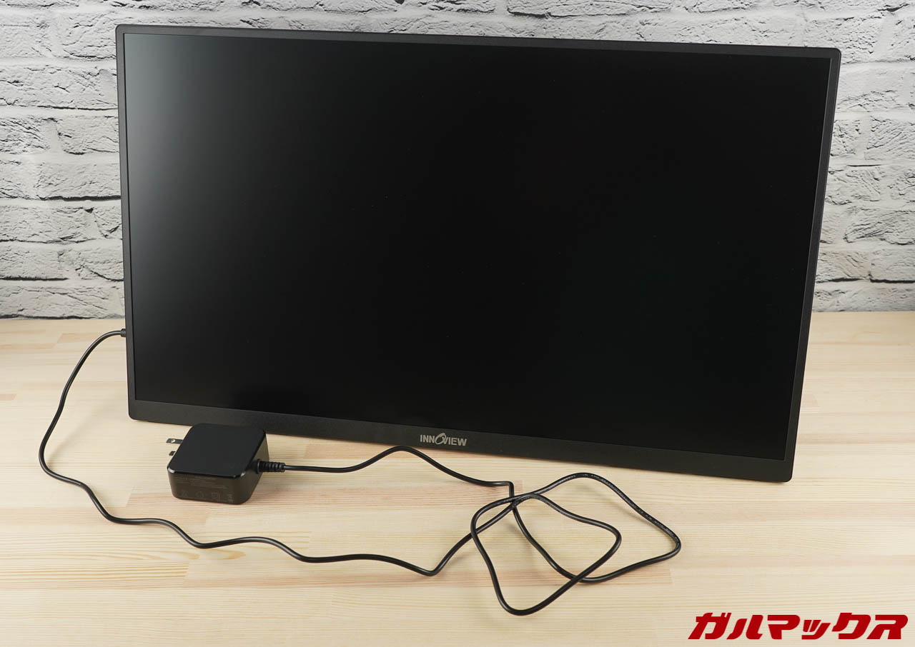 デカ！InnoView 23.5型QHDモバイルモニターの本音レビュー！壁掛け