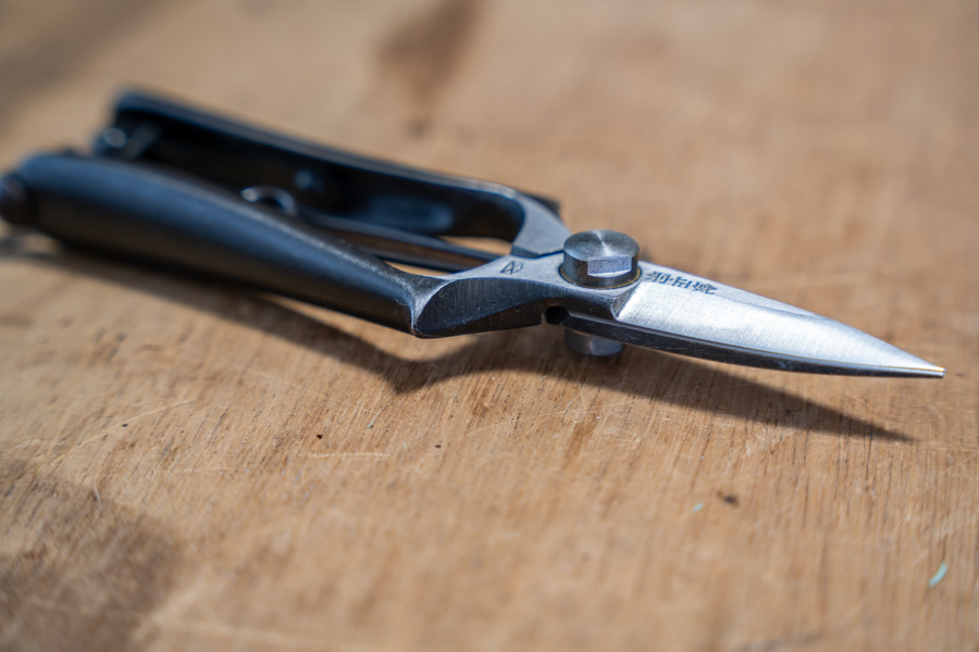 芽切挟 吉岡刃物製作所 鋏正宗 持ったまんま鋏 片刃 買っちゃいました