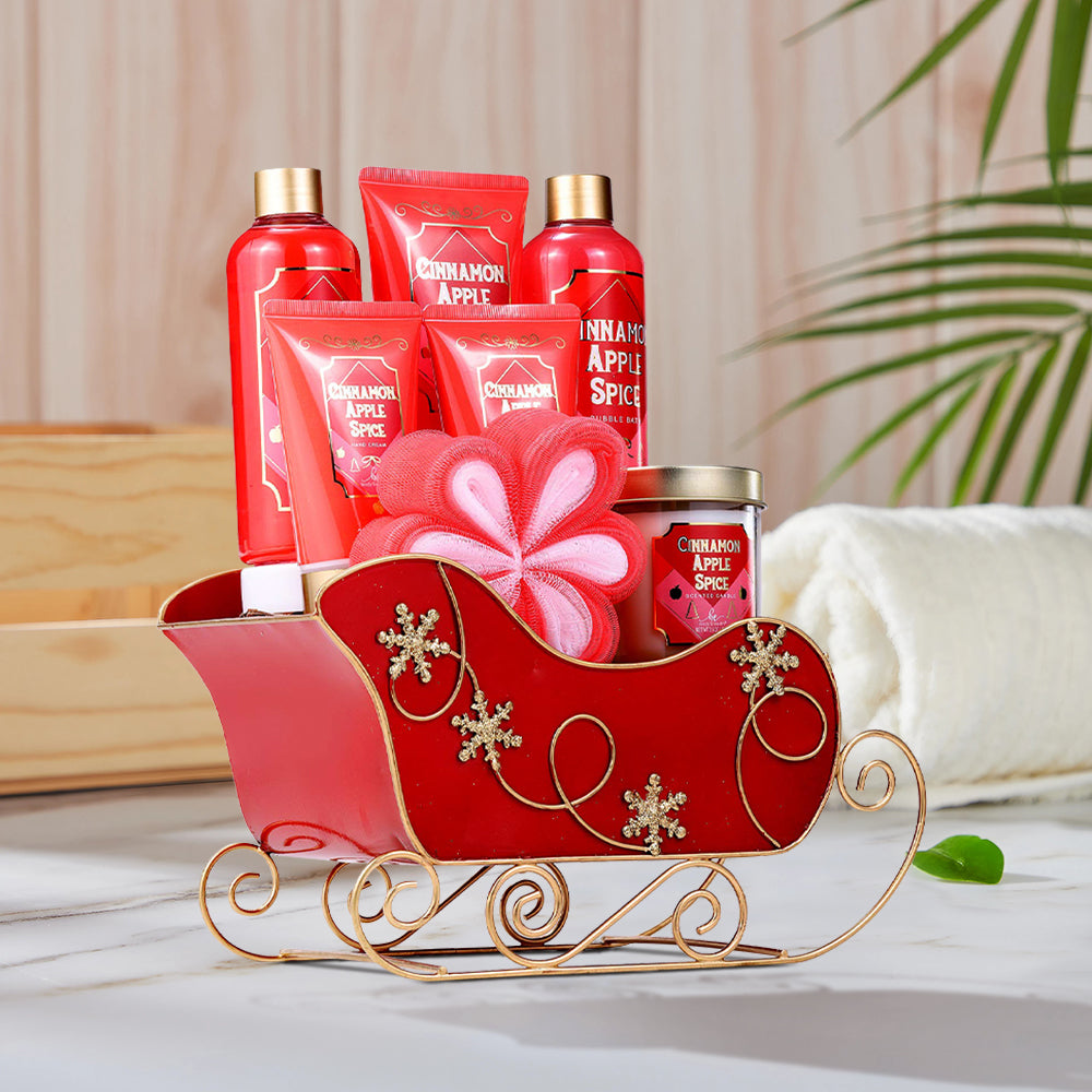 8 Piece Cinnamon Apple Spice Bath and Spa Gift Set – Garden Sanctuary