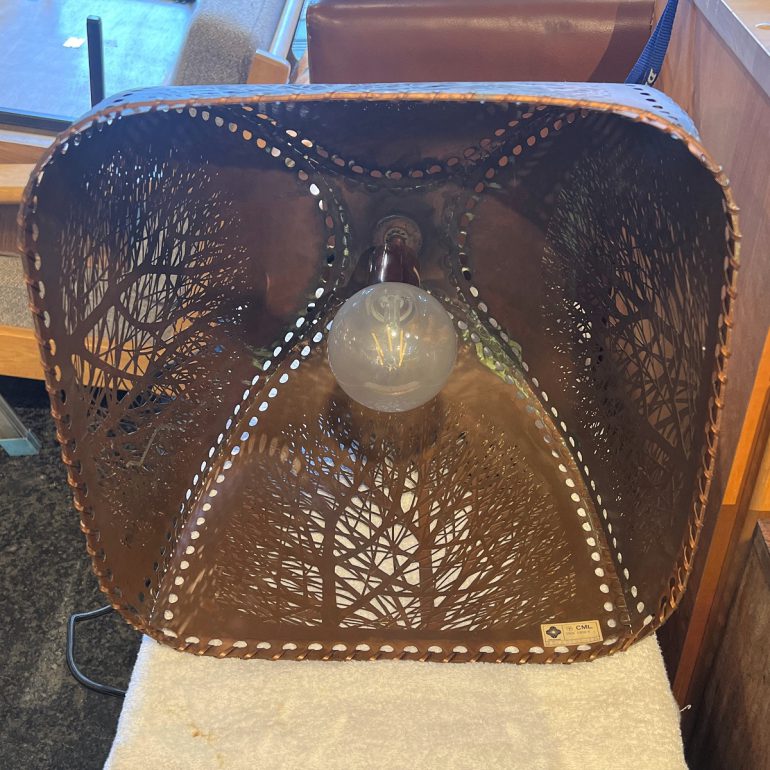 YAMAGIWA/ヤマギワ 1970s 鶴岡鉦次郎 AKAGANE ペンダントランプ