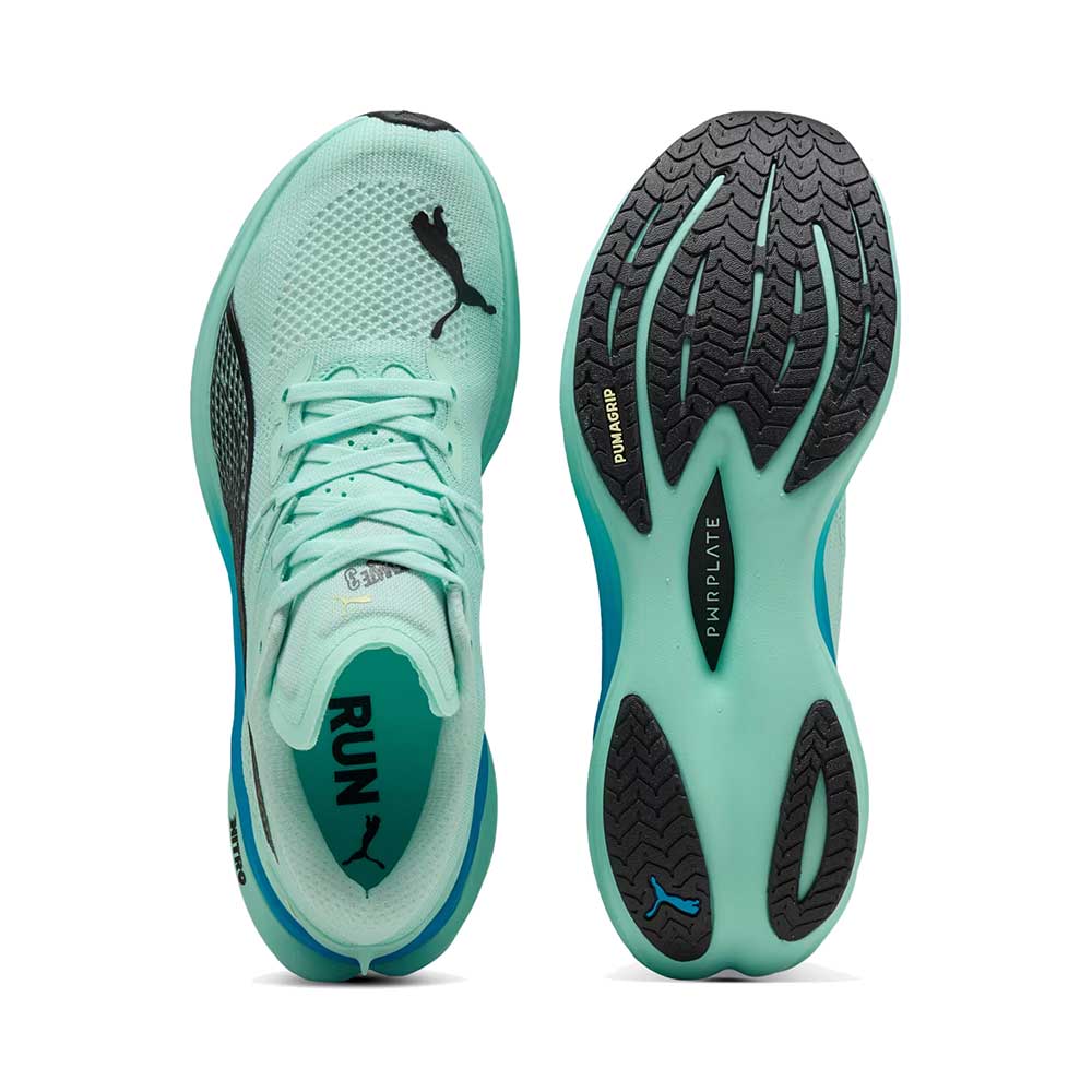 Men's Deviate Nitro 3 Running Shoe - Mint Melt/Speed Blue