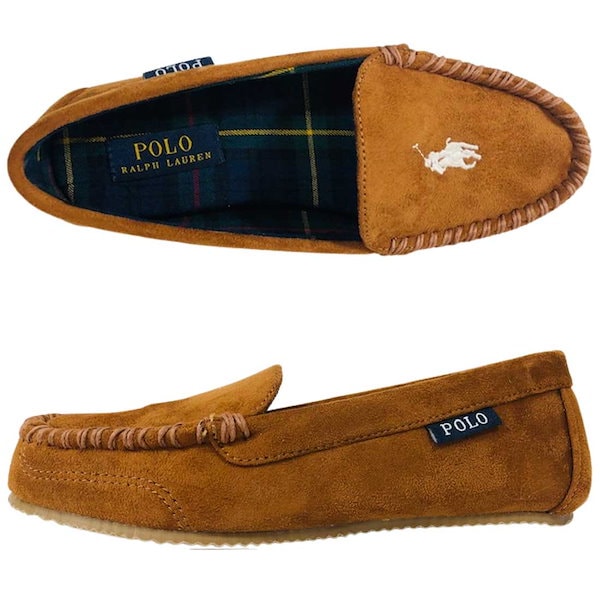 Qoo10] Ralph Lauren ポロラルフローレン モカシン スリッポン