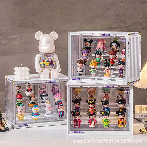 Qoo10] ブラインドボックスフィギュア収納ボックス