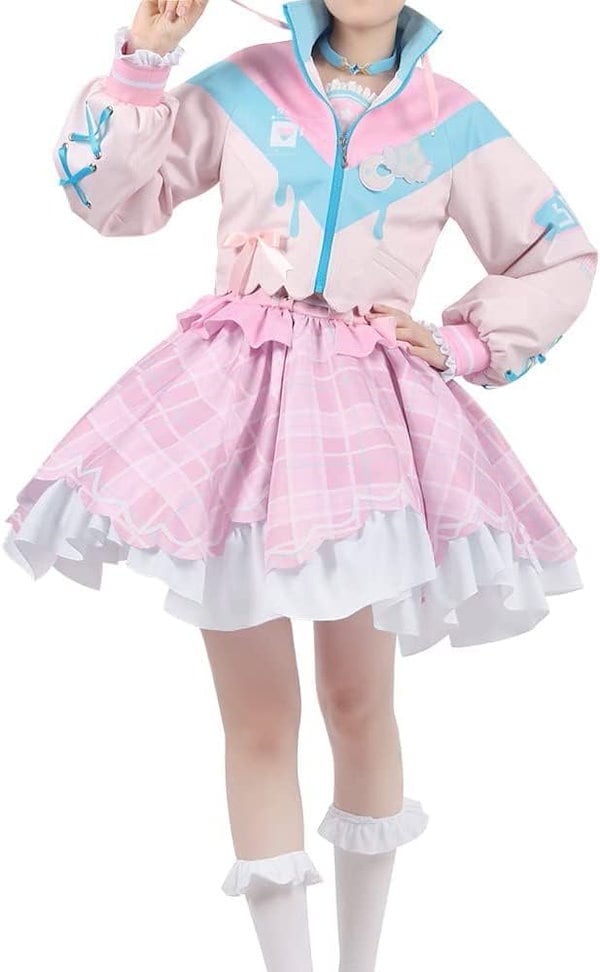 Qoo10] 天宮こころ コスプレ衣装+ウィッグ ピン