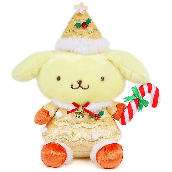 Qoo10] サンリオ ポムポムプリン ぬいぐるみ クリスマスの