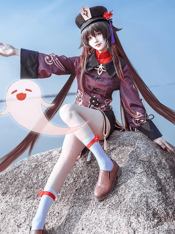 三分妄想1⁄3Delusion原神 Genshin 胡桃-フータオ リメイク版 コスプレ衣装⁄