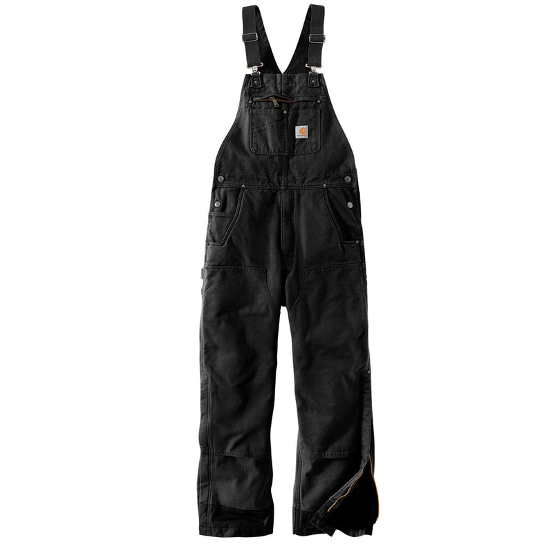 Carhartt Loose Fit Washed Duck Insulated Bib Overall | Gemplers