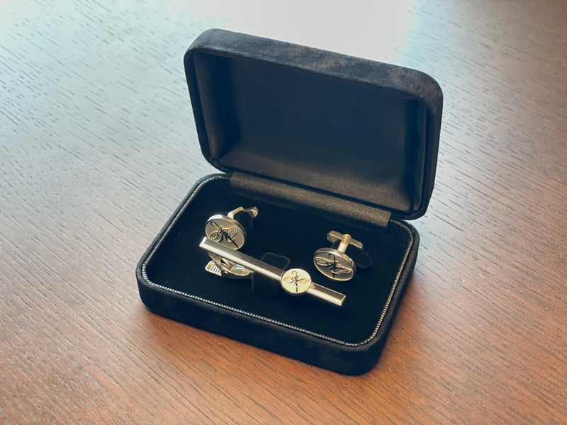 純銀製 オリジナルカフス＆ネクタイピンセット GENT'S CODE – GENT'S CODE