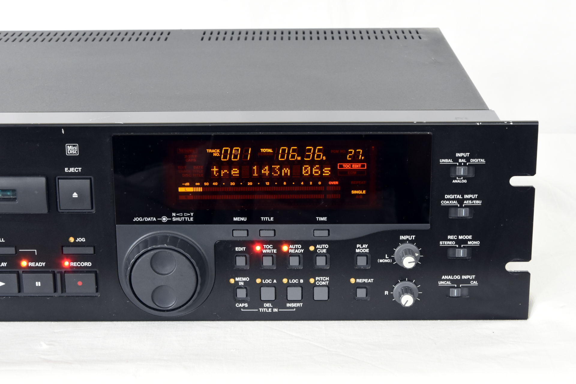 TASCAM MD-801R MDデッキ（ジャンク） TASCAM MD-801R MDデッキ