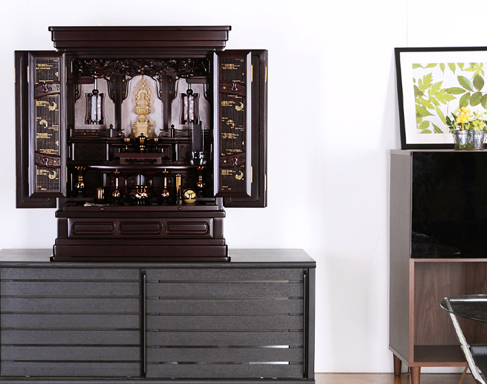 上置き唐木仏壇 春先 紫檀 20～25号 | 仏壇・仏具・位牌の専門店 激安