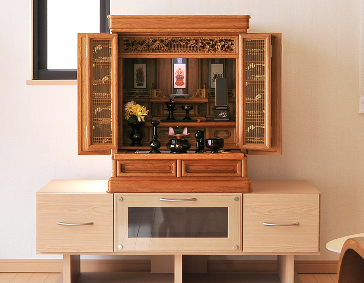 上置き唐木仏壇 久遠 屋久杉 24号・26号 | 仏壇・仏具・位牌の専門店