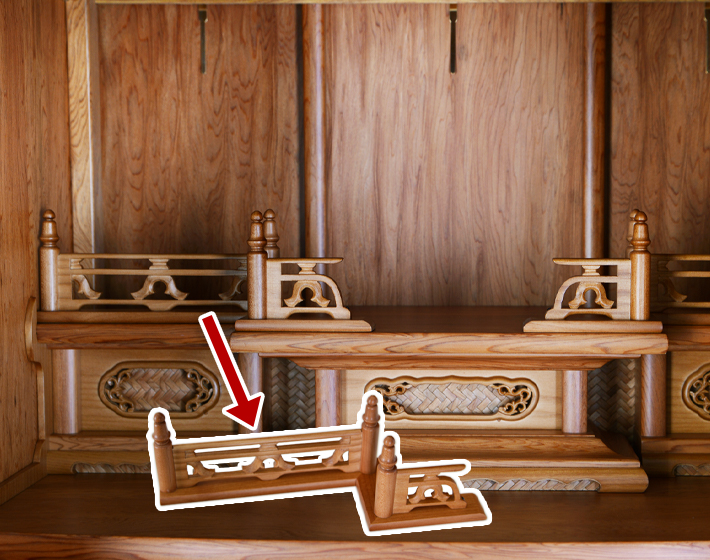 上置き唐木仏壇 久遠 屋久杉 24号・26号 | 仏壇・仏具・位牌の専門店