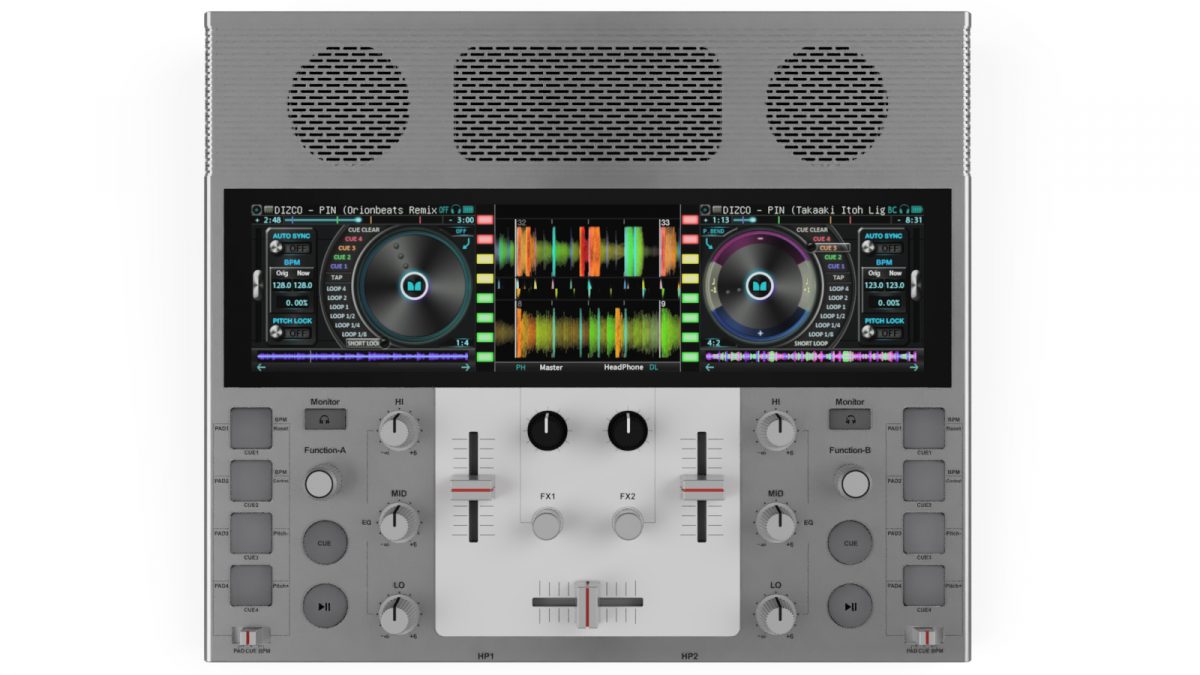 FJ1 DJコントローラー 本体未使用品ブラック これ一台でDJができる