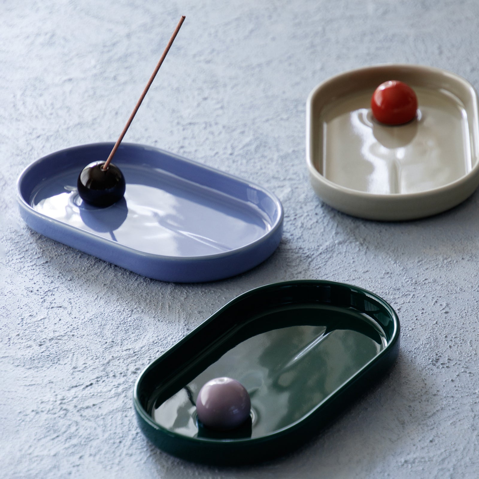 Incense Holder Dark Forest × Lavender – GENERAL FURNISHINGS & CO.