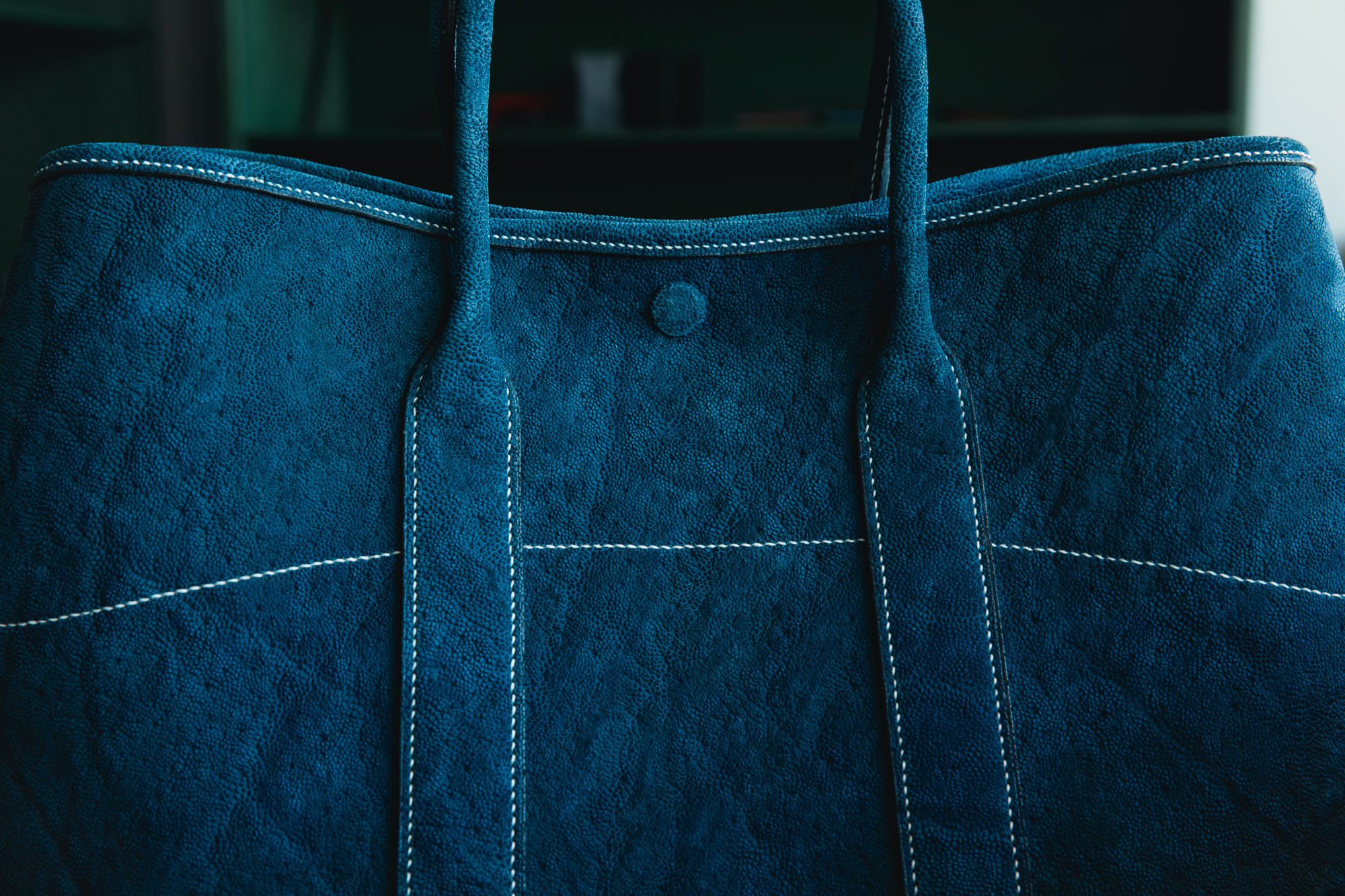 本藍染エレファントのトートバッグ – ghoe｜ゴエ 徳島県の革工房