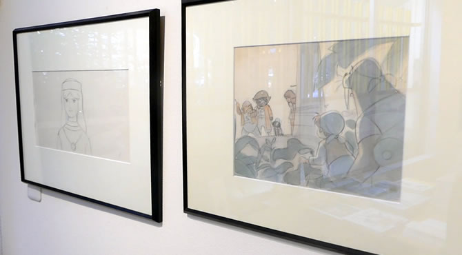 もりやすじ原画展「もぐらのスタジオ」を見に行ってきた | スタジオ