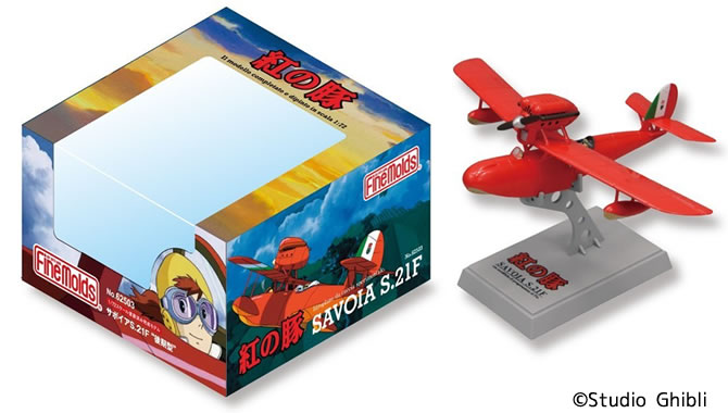 紅の豚』グッズから、ポルコとカーチスの愛機がデスクトップモデルで