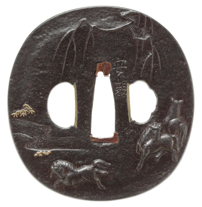 日本刀販売・買取の銀座長州屋｜名刀鑑賞ガイド 金銅単鳳環頭大刀柄頭