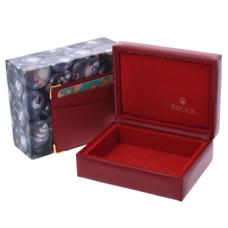 ロレックスデイトジャスト ベゼルダイヤ 4Pルビー レディース 腕時計