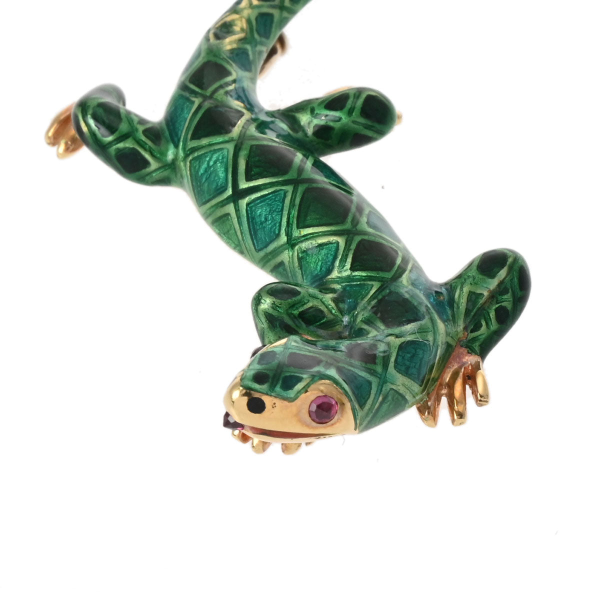 ノーブランドトカゲモチーフ 爬虫類 レディース ブローチ - no brand