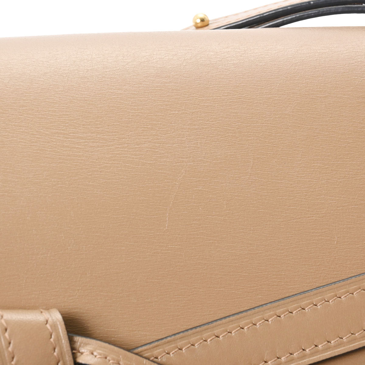 ロエベゲートフレーム スモール ブラウン ゴールド金具 レディース