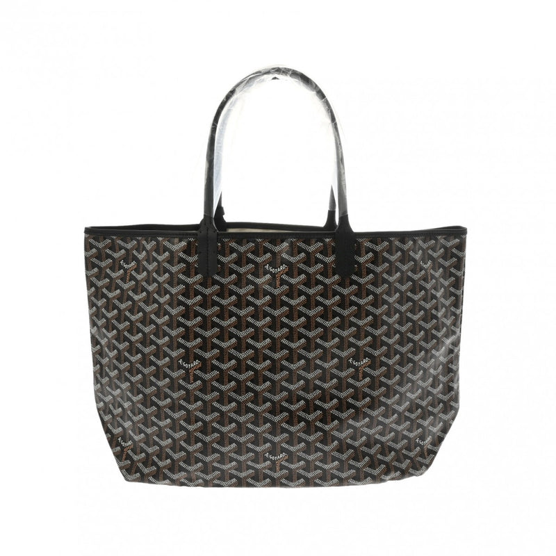ゴヤールサンルイ PM 黒/黒 ユニセックス PVC トートバッグ GOYARD
