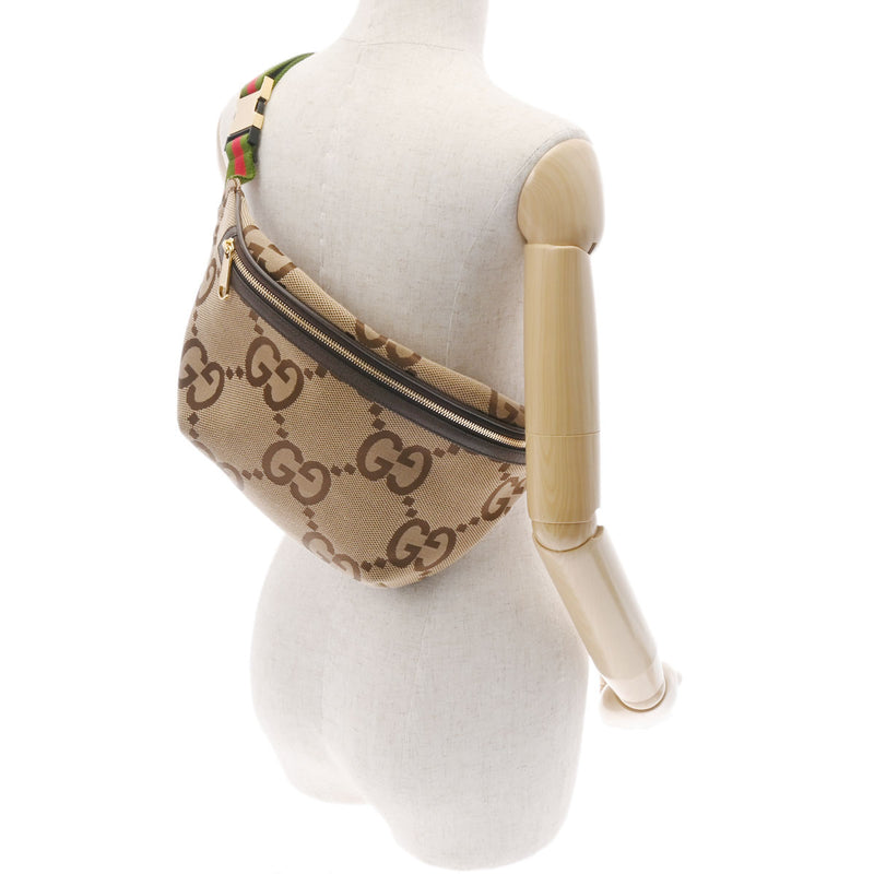 グッチジャンボGG ベルトバッグ ベージュ ユニセックス キャンバス