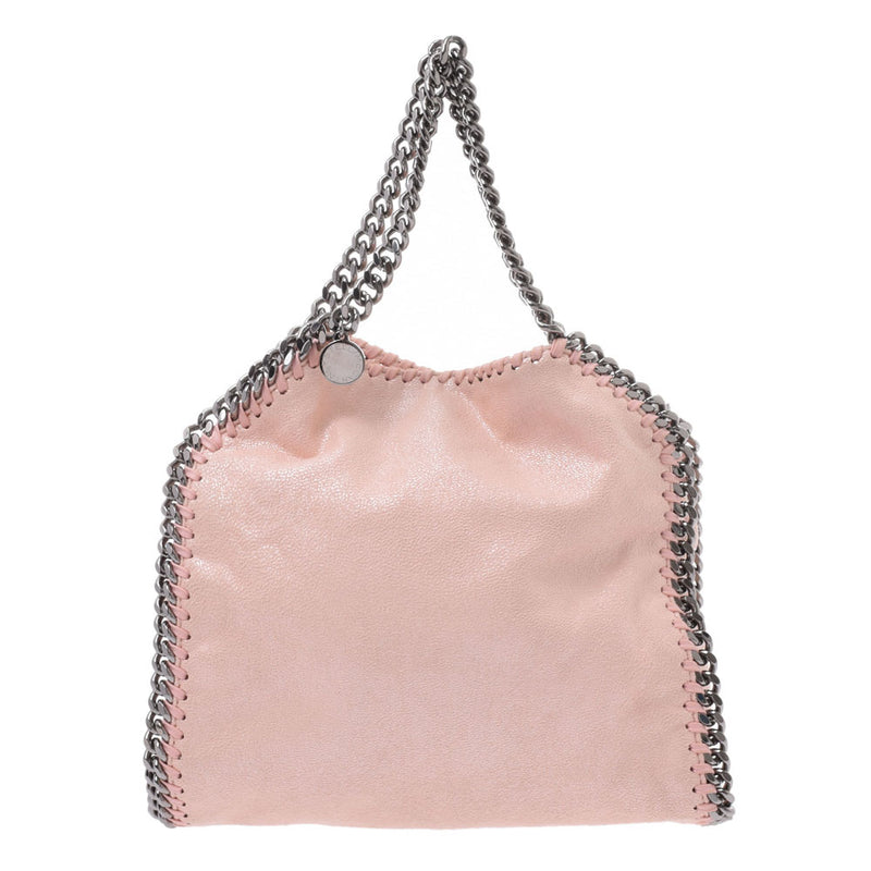 ステラマッカートニーファラベラ 2WAYハンドバッグ ピンク シルバー