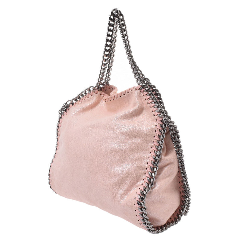 ステラマッカートニーファラベラ 2WAYハンドバッグ ピンク シルバー