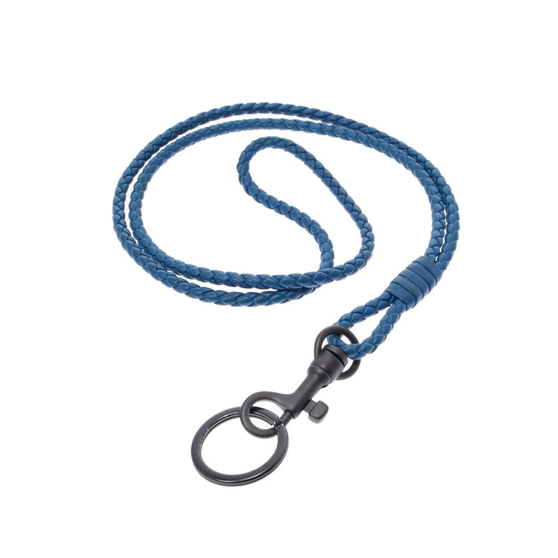 ボッテガヴェネタネックストラップ イントレチャート 青 ユニセックス