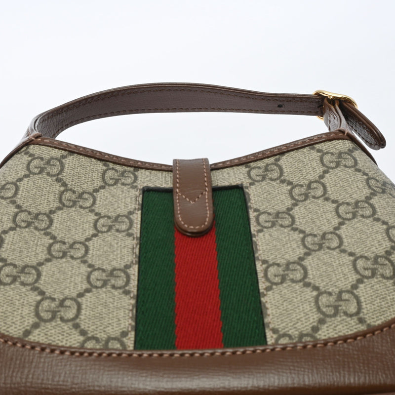 グッチジャッキー1961 スモール ベージュ ゴールド金具 レディース GG