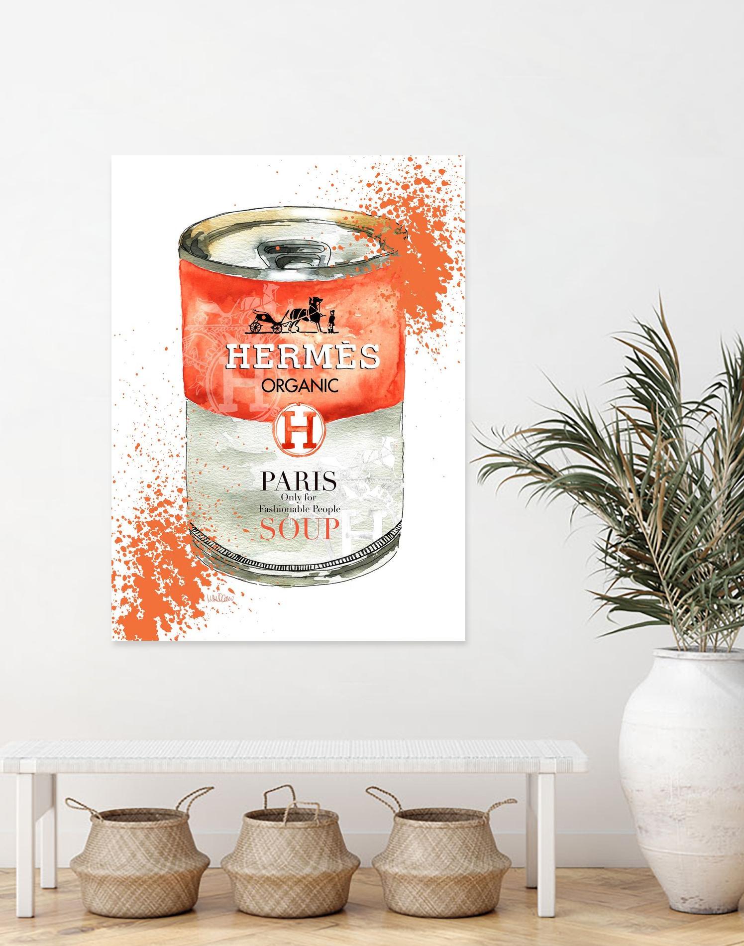 Hermes Soup - Art Print by Mercedes Lopez Charro | GIANT ART
