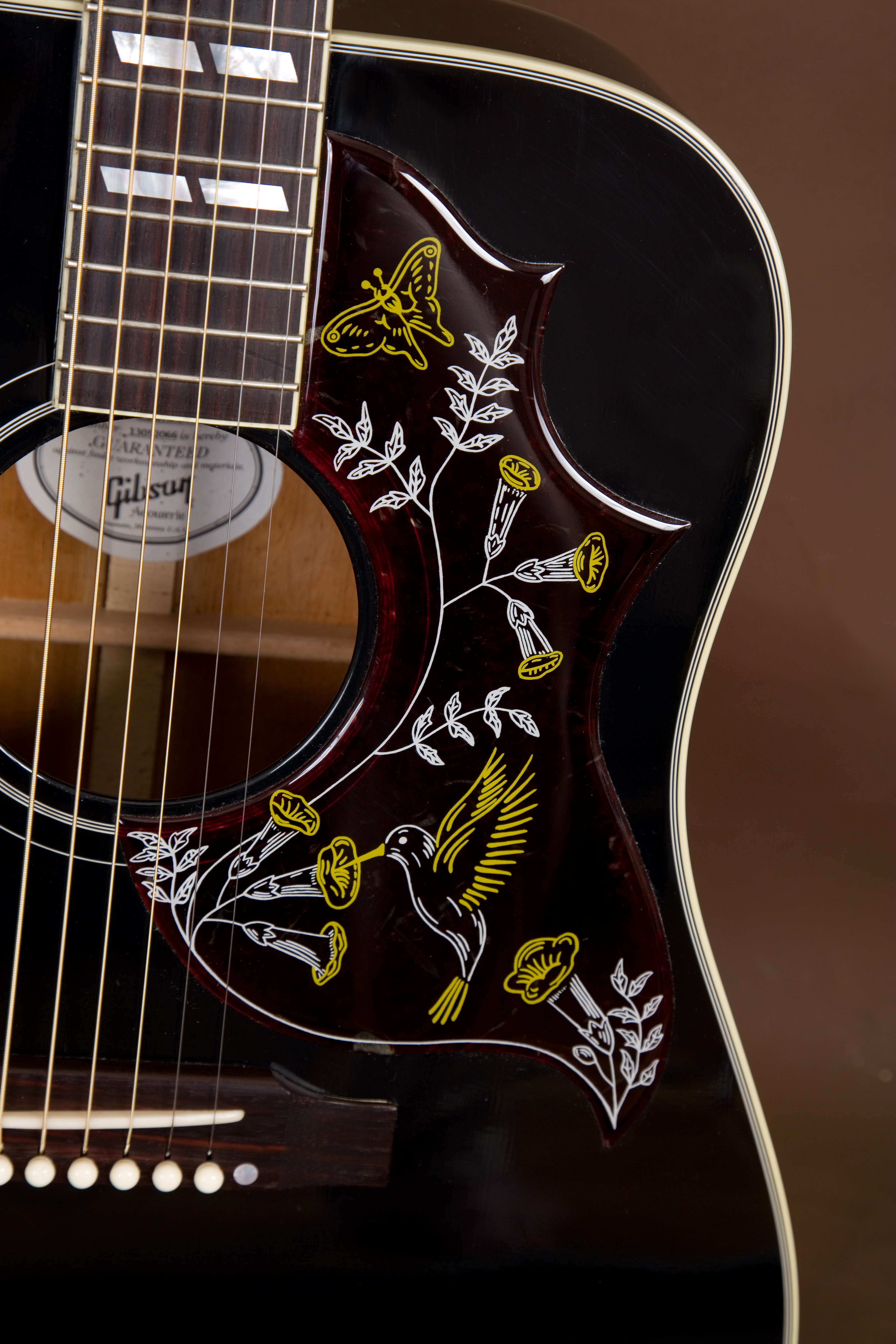 2012 Gibson Hummingbird Acoustic-Electric Guitar in Rare Ebony