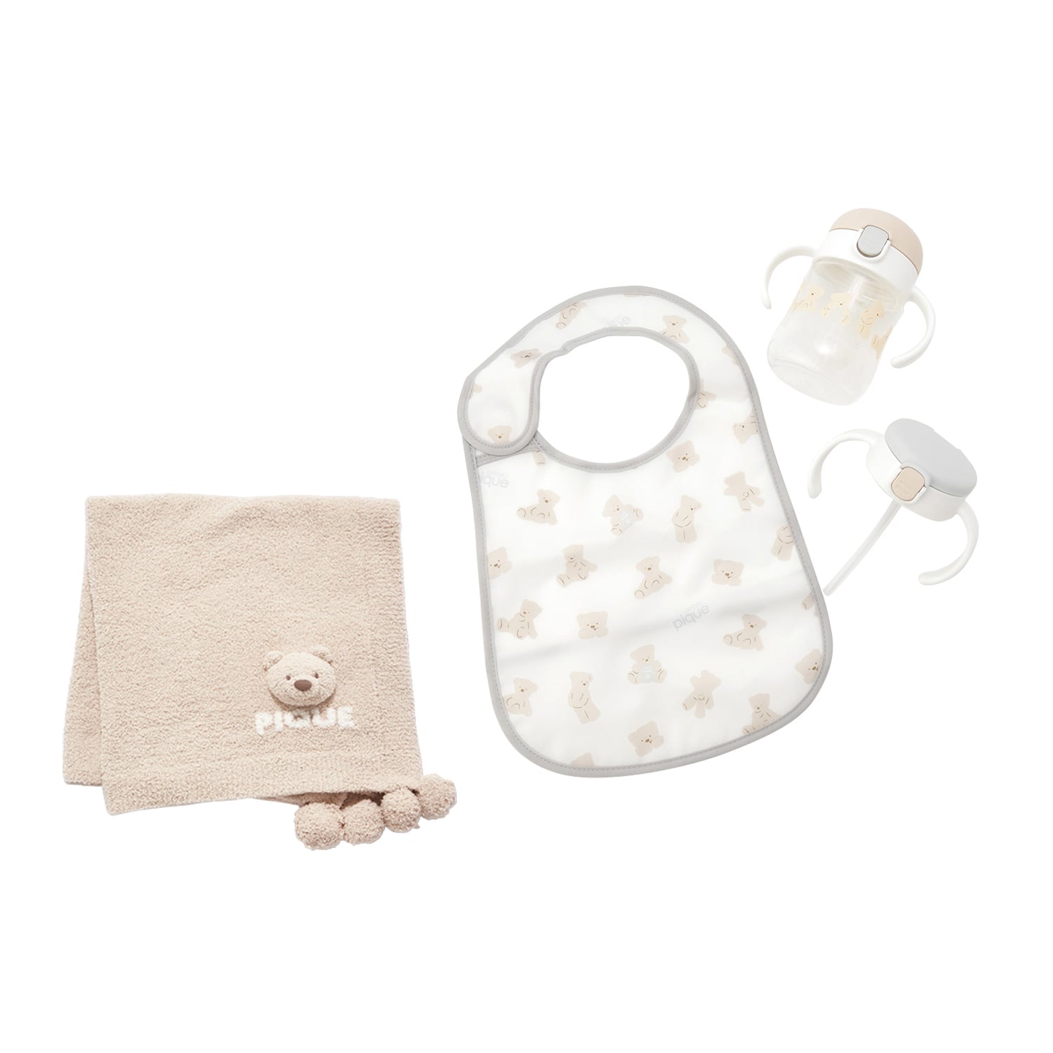 ジェラート ピケ ベアブランケット＆ステップアップマグセット【eGift