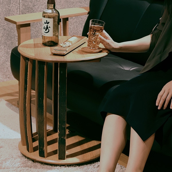 バレル 樽型サイドテーブル テーブル サントリー樽ものがたり