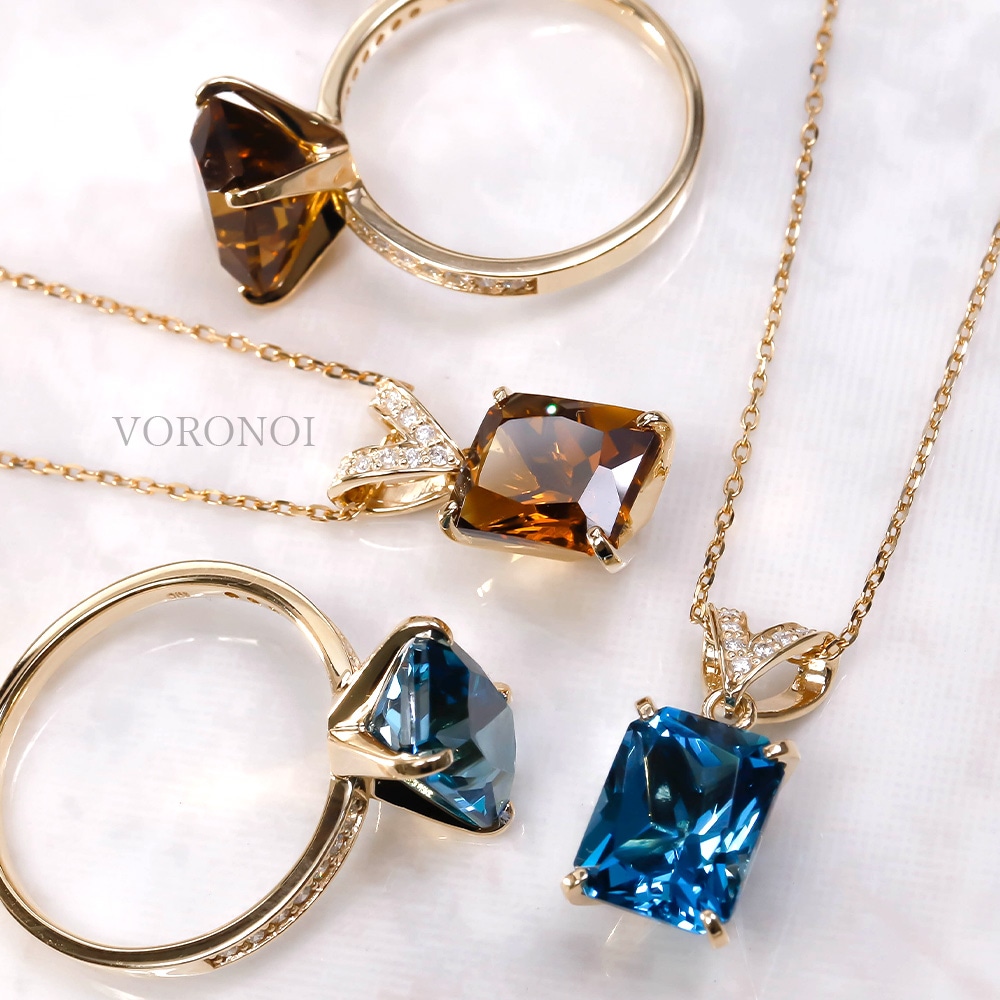 数量限定 アメジスト × ダイヤモンド｜VORONOI Open Setting