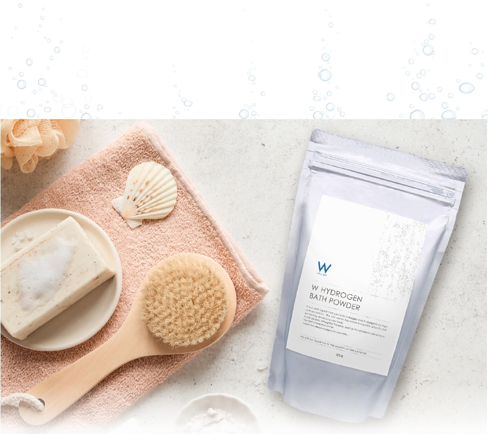 W 水素バスパウダー ニューパッケージ｜正規通販｜W ライフスタイル