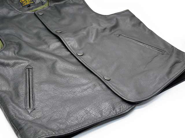 AT-DIRTY/アットダーティー】2026SS「Jerkin Leather Vest/ジャーキン