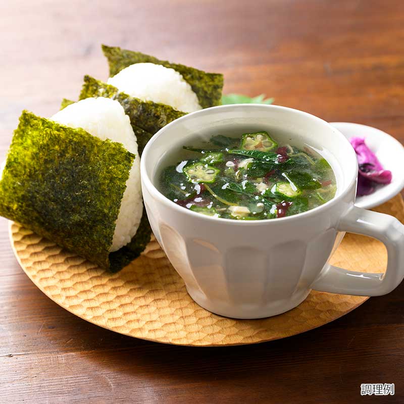 野菜とたんぱく ねばねば野菜と鶏肉のスープ（1食）│フリーズドライ