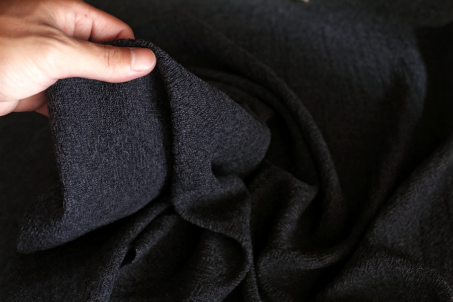 反物販売】洗いをかけた ウールガーゼ 2/48番手 【毛 生地 無地