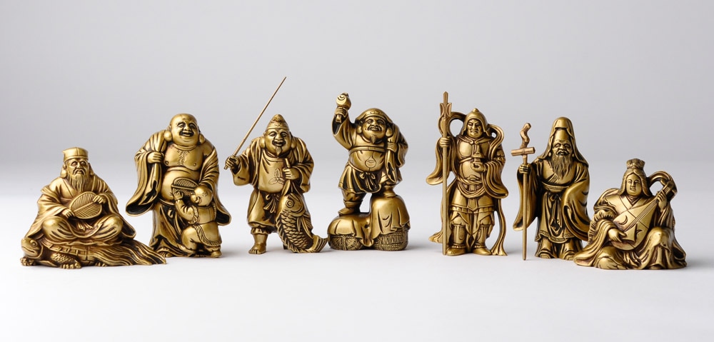 仏像】弁財天 合金製 古美色仕上げ 牧田秀雲原型 | 開運・縁起物