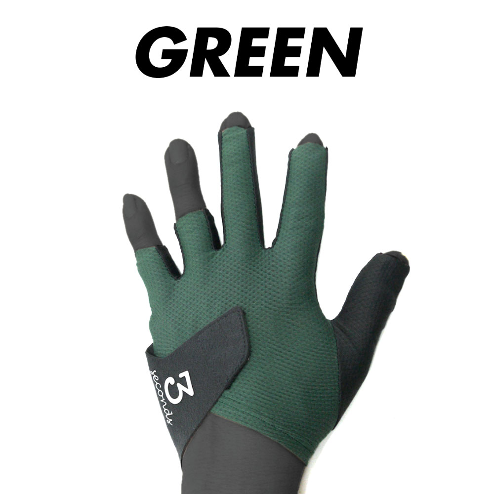 メール便可】 スリーセカンズ グローブ 5FG3 グリーン 各種