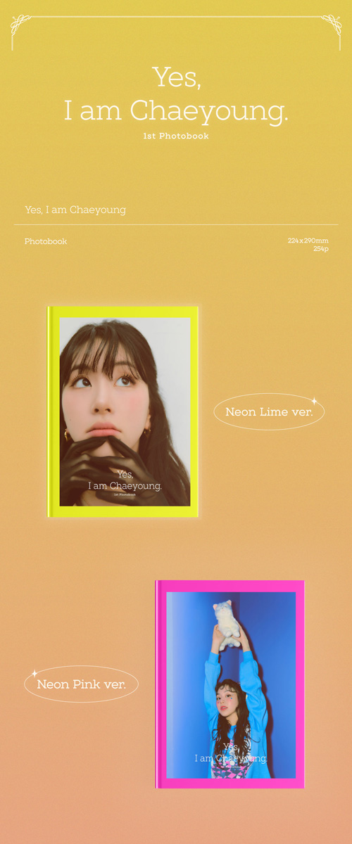予約特典] 韓国スター写真集 TWICEのチェヨン 1ST PHOTOBOOK [Yes, I