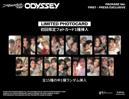 韓国音楽 RIIZE (ライズ) - 1集 「ODYSSEY」 PACKAGE Ver. (ランダム