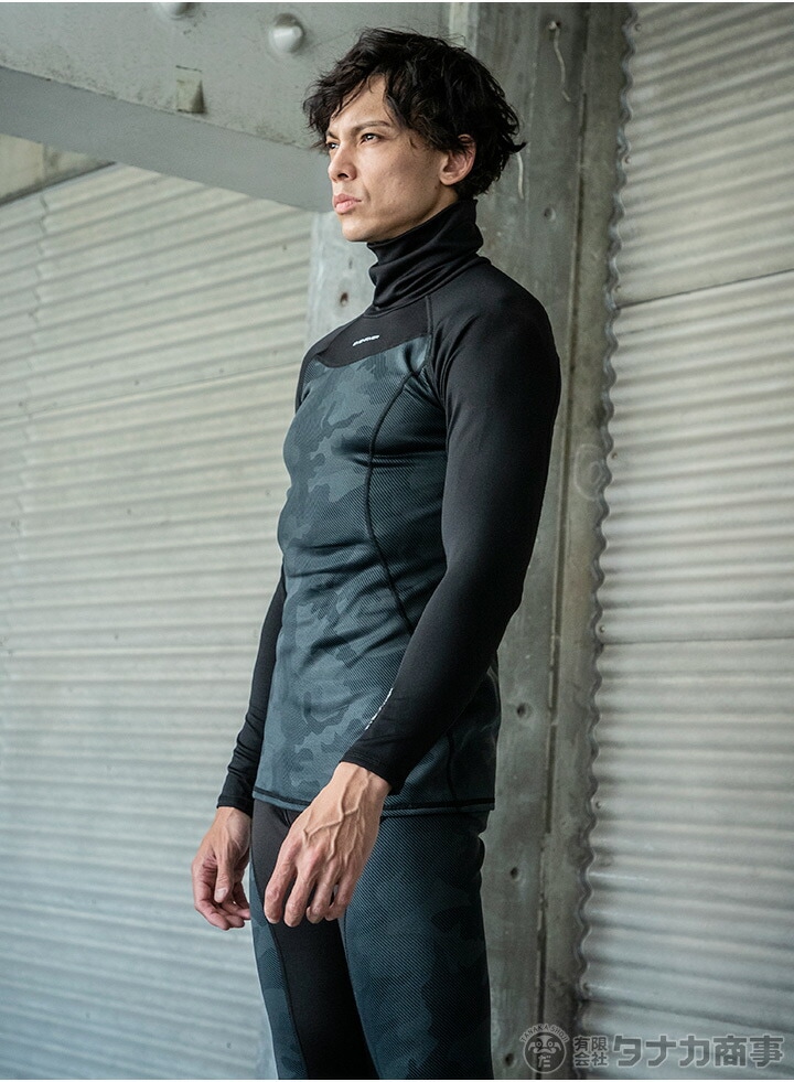 イーブンリバー 防寒インナーシャツ タートルネック アンダーシャツ 冬