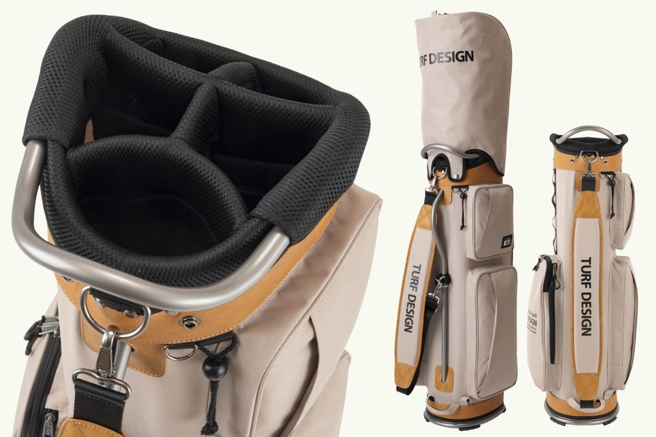 TURF DESIGN（ターフデザイン）キャディバッグ TDCB-BE70【軽さ・使い