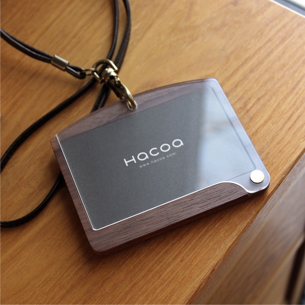 ID-CardCase（ヨコ型）」木製IDケース・IDカードホルダー、社員証