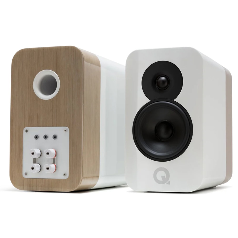 Q Acoustics - Q CONCEPT 300/グロスホワイト&ペールオーク（ペア
